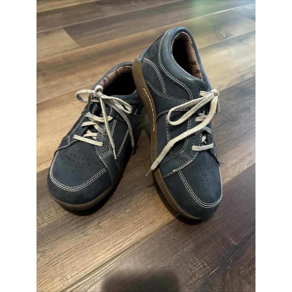 Barefoot Freedom women’s Shoes 7.5 WW Blue‎ Leather Lace Up